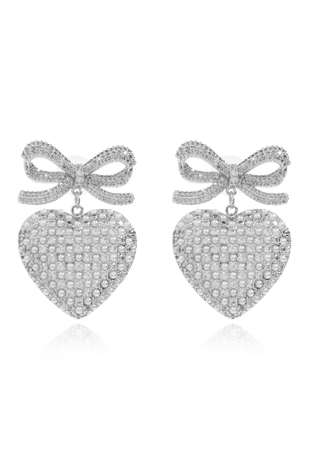 Earrings with shimmering crystals, zdjęcie 1 Earrings with shimmering crystals od Self Portrait