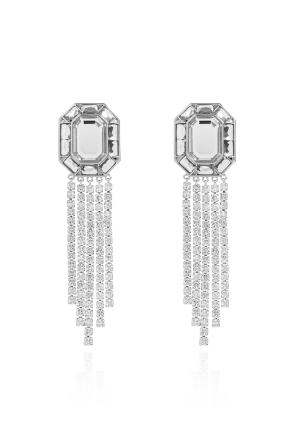 Pendientes con brillantes cristales