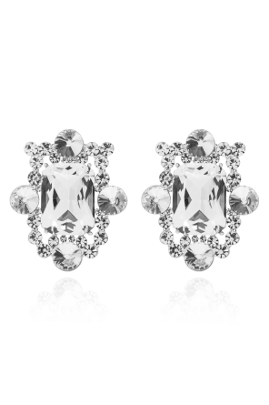 Pendientes con cristales relucientes
