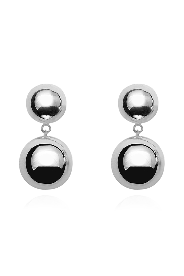 LIÉ STUDIO Silver earrings ‘The Caroling’