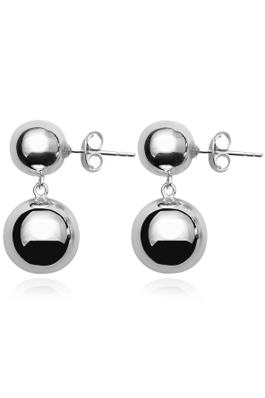 LIÉ STUDIO Silver earrings ‘The Caroling’