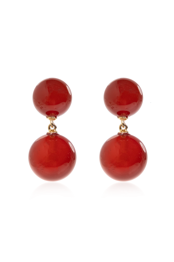 Earrings with Carnelian stone od LIÉ STUDIO