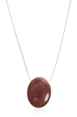 “Julia” necklace with semi-precious stone