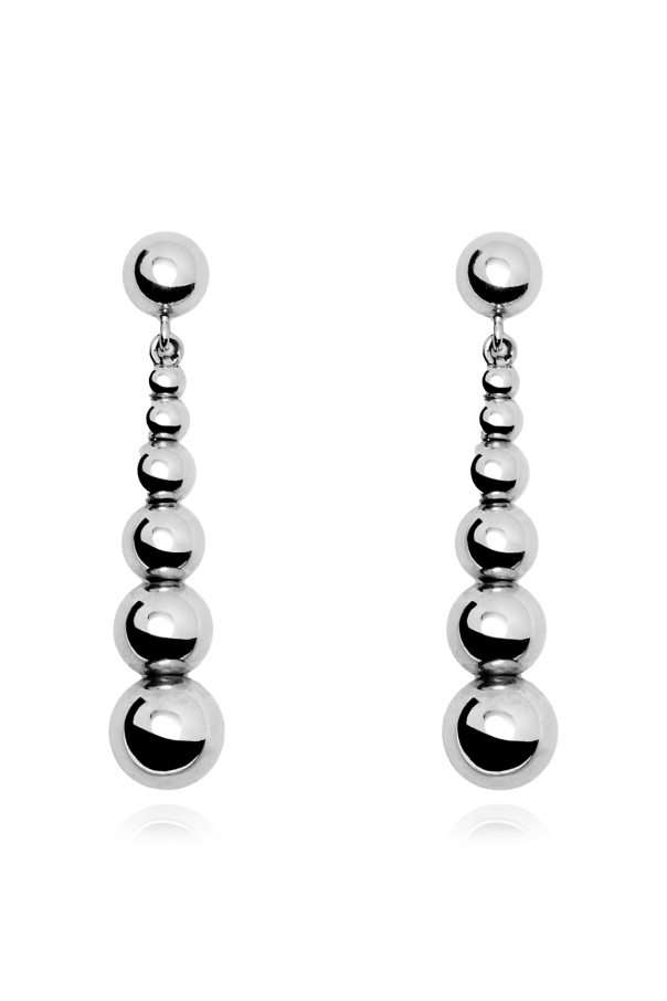 LIÉ STUDIO Silver earrings ‘The Rebecca’