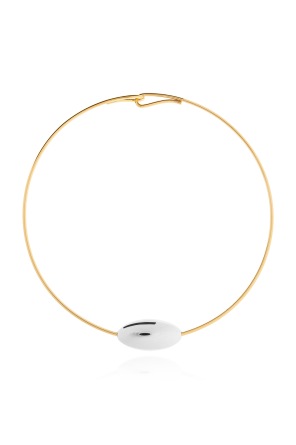 Brass necklace "Scarlet"