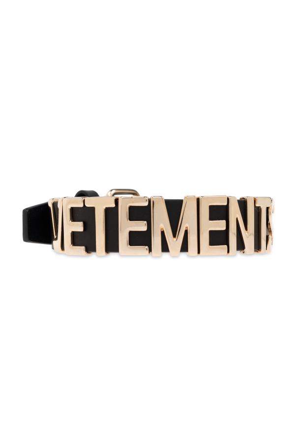 VETEMENTS Choker z logo