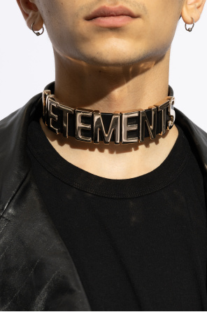 VETEMENTS Choker z logo