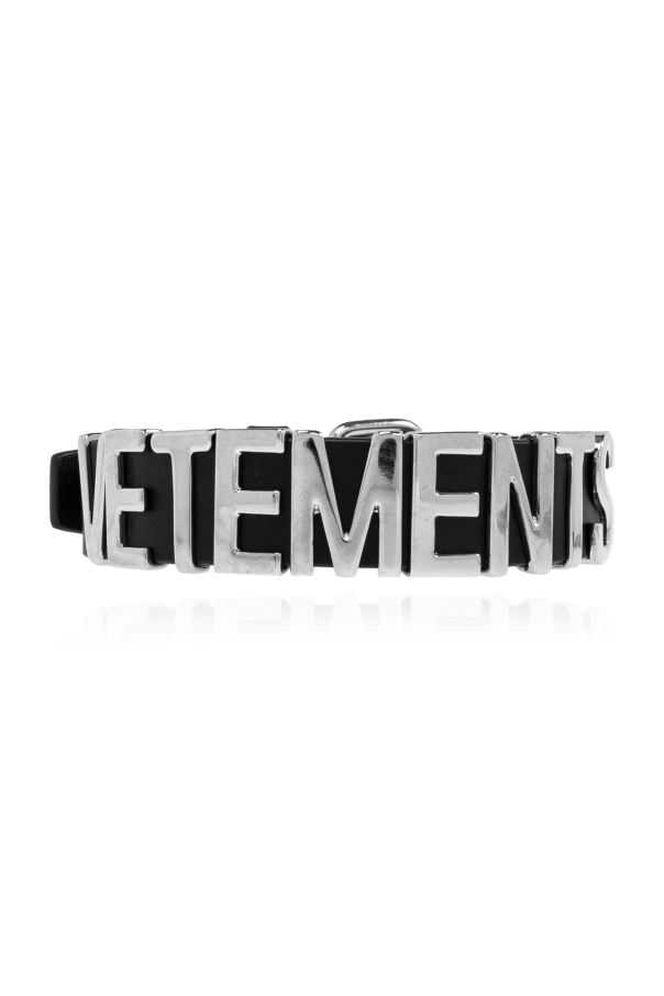 VETEMENTS Choker z logo