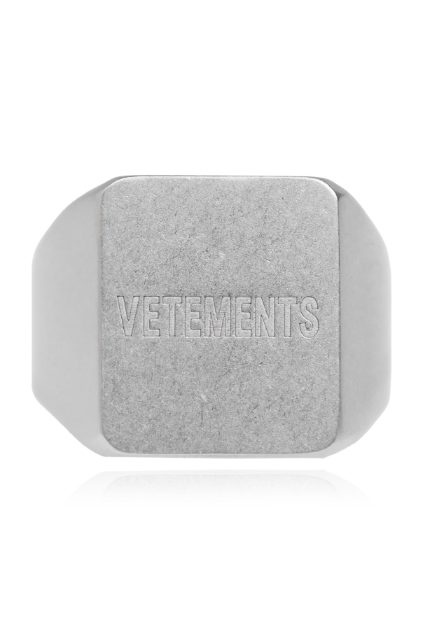 VETEMENTS Pierścień z logo