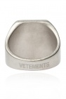 VETEMENTS Brass ring with logo