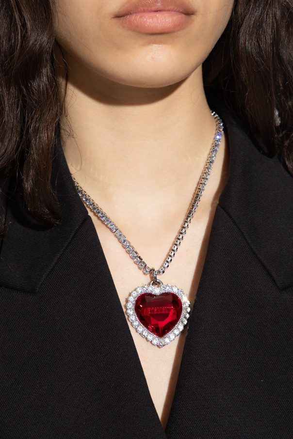 VETEMENTS Necklace with heart pendant