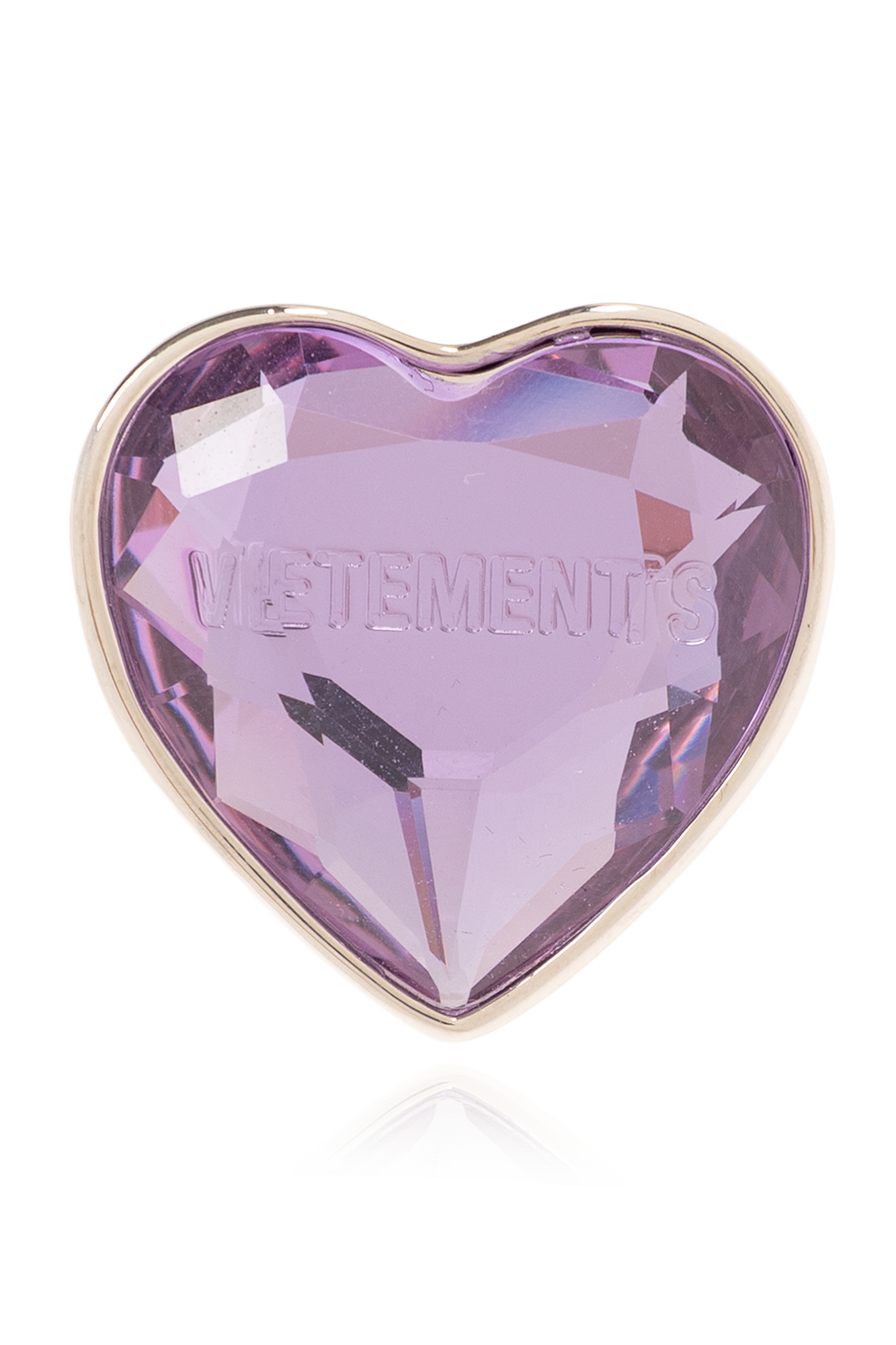 VETEMENTS Heart-shaped ring