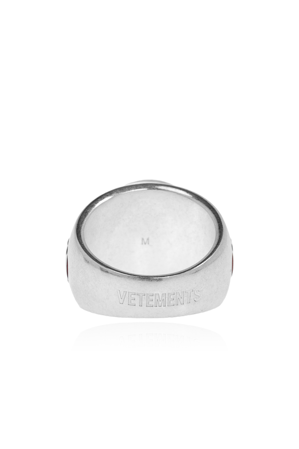 VETEMENTS Anillo con cruz