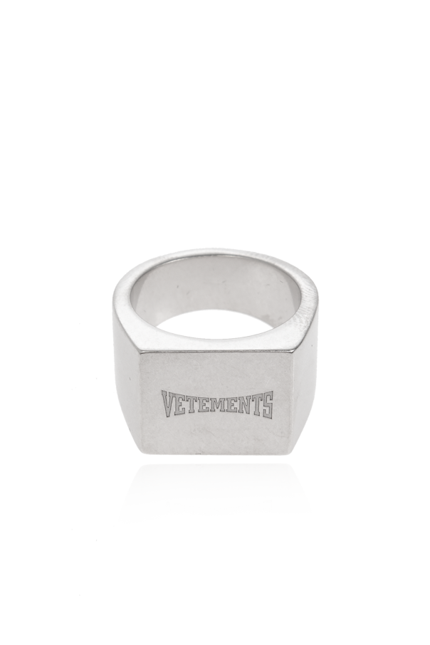 VETEMENTS Ring with logo