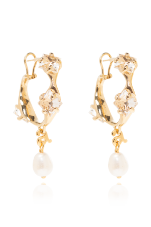 Pearl-embellished earrings od Ami Alexandre Mattiussi