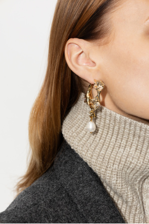 Pearl-embellished earrings od Ami Alexandre Mattiussi