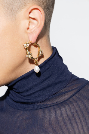 Ami Alexandre Mattiussi Pearl-embellished earrings