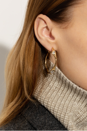 Crystal-embellished earrings od Ami Alexandre Mattiussi
