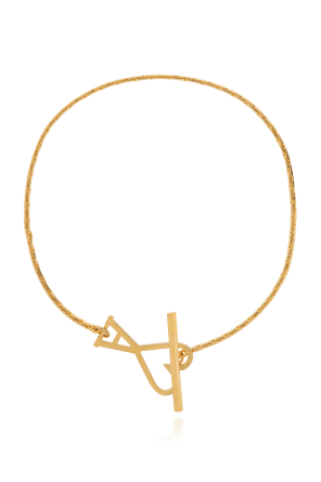 Pulsera con colgante en forma de logo