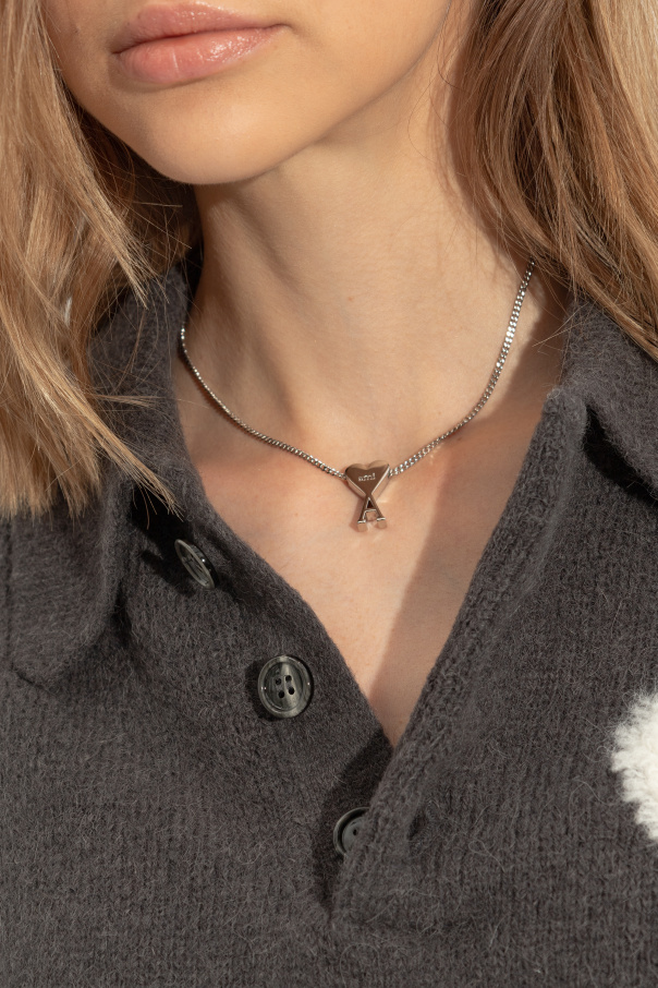 Ami Alexandre Mattiussi Necklace with logo pendant