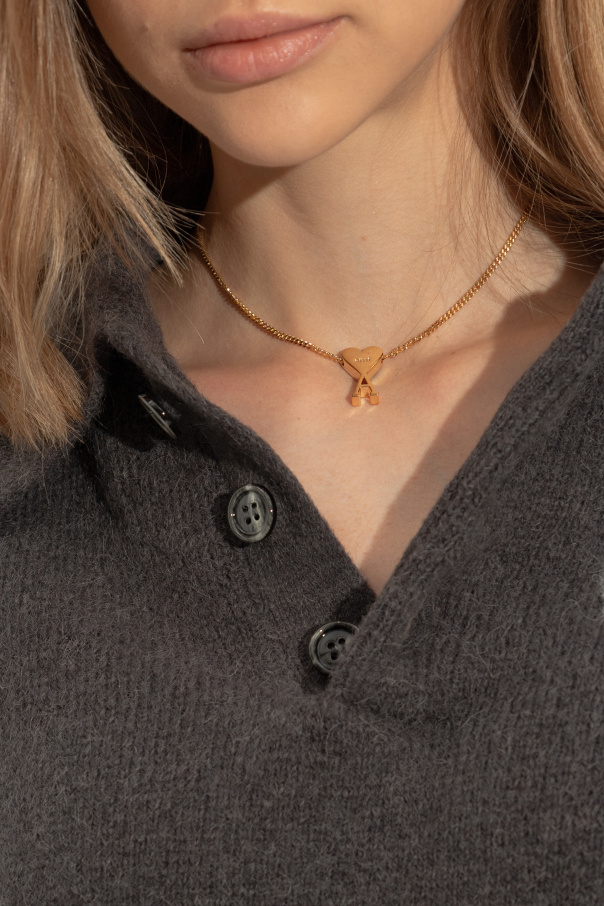 Ami Alexandre Mattiussi Necklace with logo pendant