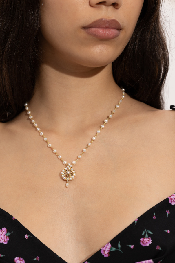 Dolce & Gabbana Gold necklace with pearls