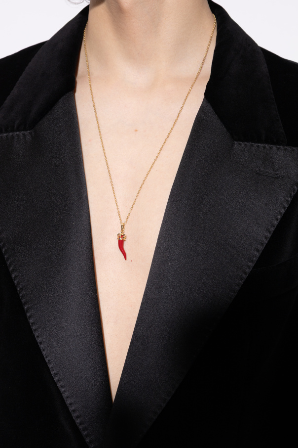 Dolce & Gabbana Collar de oro "Good Luck"