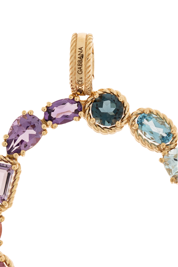 Dolce & Gabbana Goldener Anhänger in Form des Buchstabens "C"