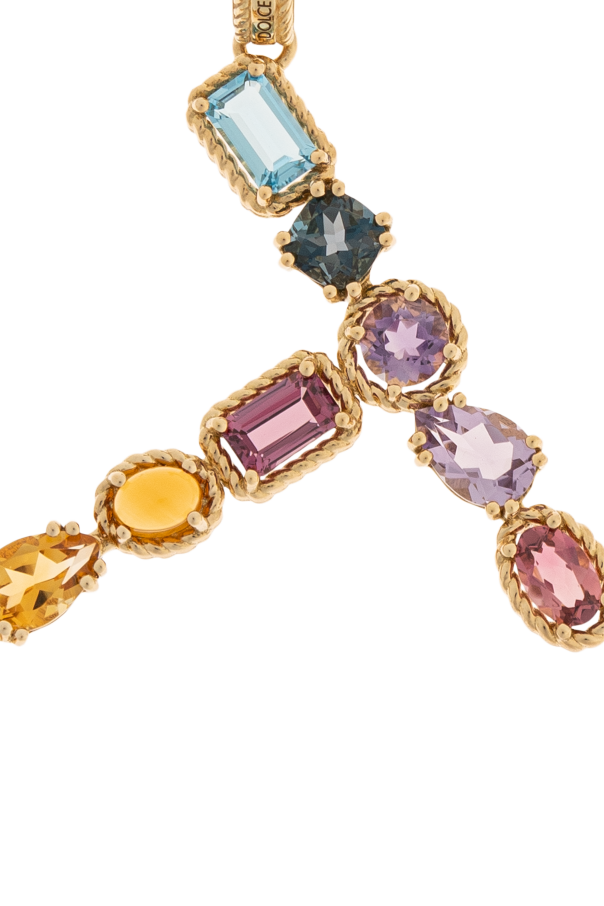 Dolce & Gabbana Gold pendant in the shape of the letter 'T'