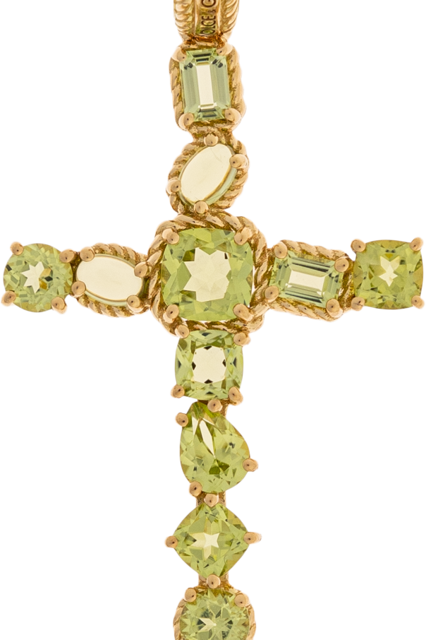 Dolce & Gabbana Goldener Anhänger mit religiösem Motiv