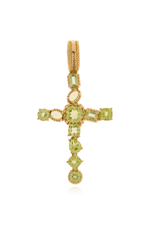 Gold pendant with a religious motif