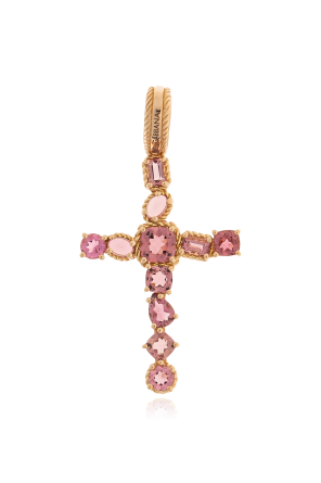 Gold pendant with a religious motif