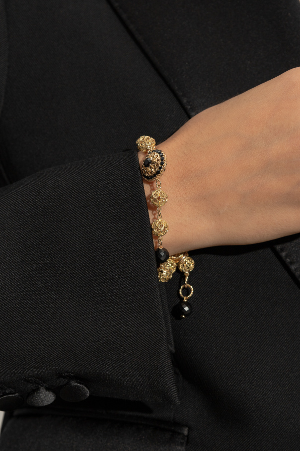 Dolce & Gabbana Gold bracelet with gemstones