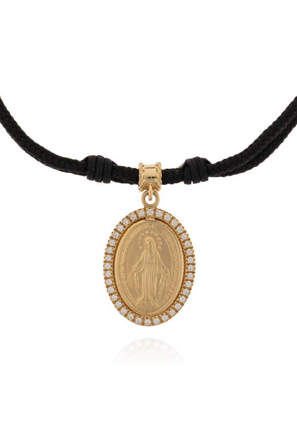 Dolce & Gabbana Pulsera con colgante dorado