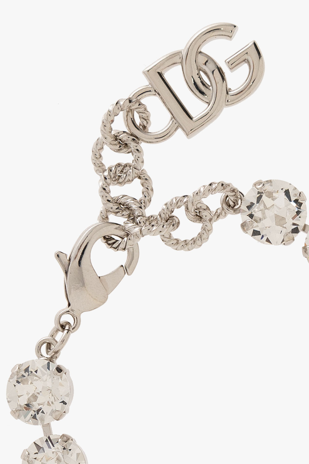 dolce stretch & Gabbana Brass bracelet with logo