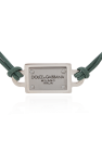 Dolce & Gabbana GREEN Bracelet with applique and engraved logo