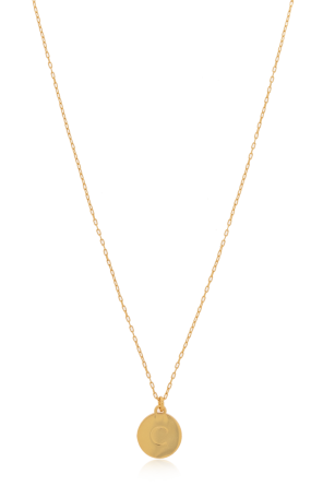 Necklace with 'C' pendant