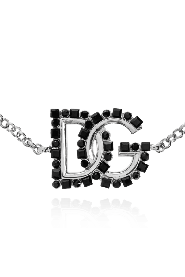 Dolce & Gabbana Bracelet with a logo-shaped pendant
