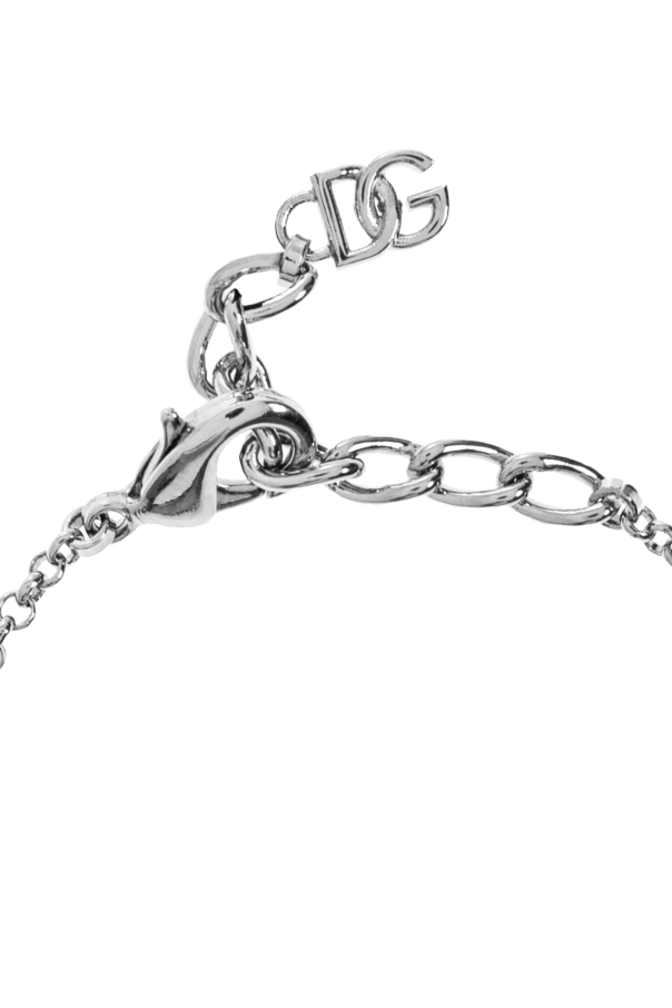 Dolce & Gabbana Bracelet with a logo-shaped pendant