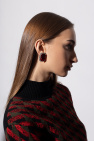 VETEMENTS Brass clip-on earrings