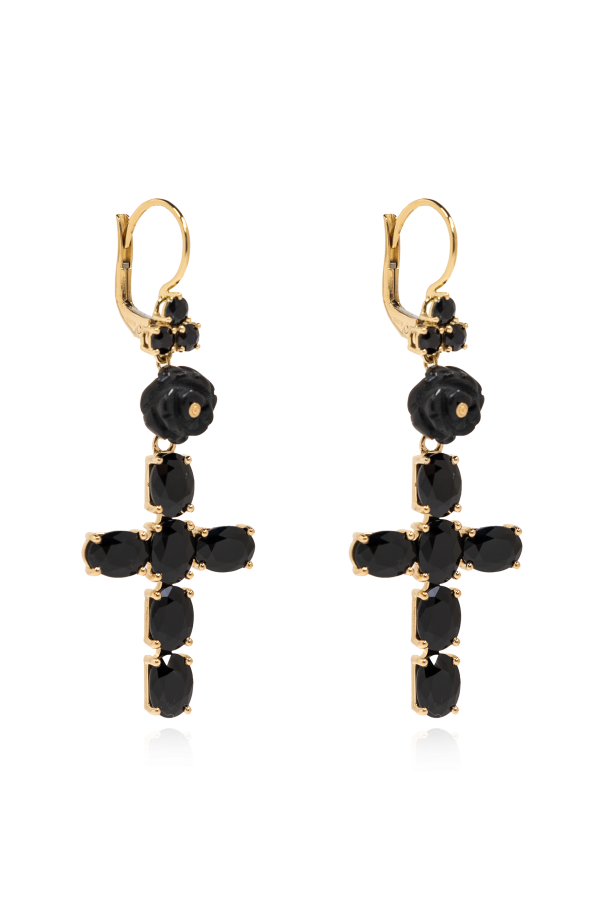 Dolce & Gabbana Earrings with black sapphires