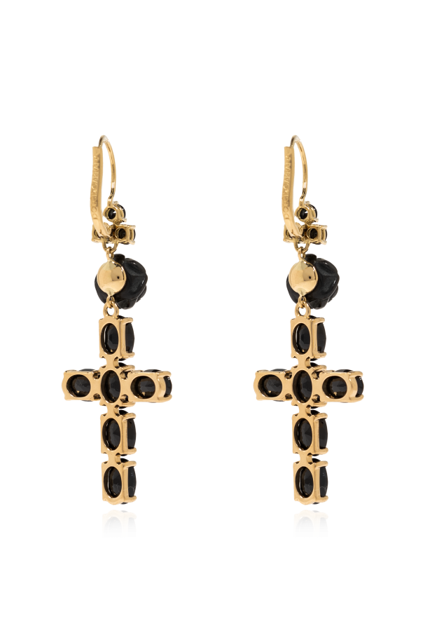 Dolce & Gabbana Earrings with black sapphires