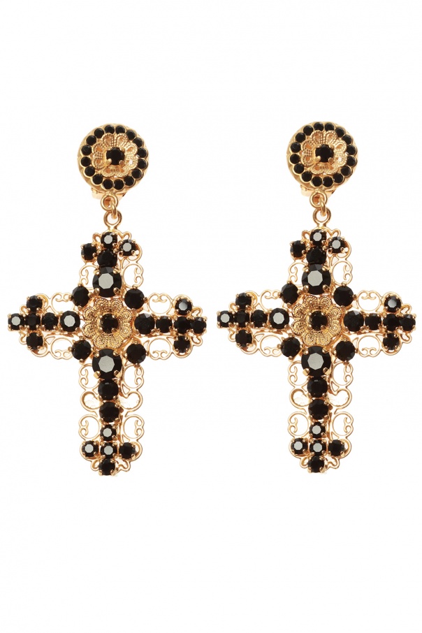 Clip-on earrings with charm od Dolce & Gabbana