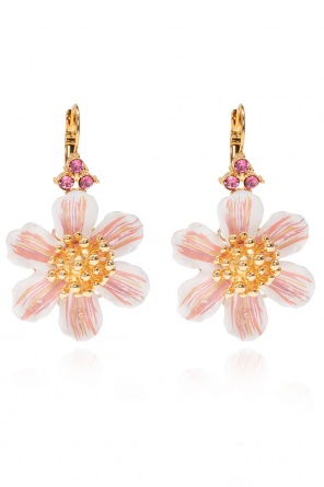 Dolce & Gabbana rose gemstone drop earrings