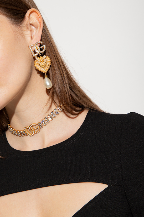 Dolce & Gabbana ‘90s’ drop clip-on earrings