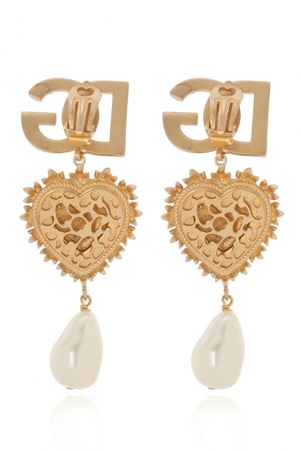 Dolce Vivere Firenze ‘90s’ drop clip-on earrings