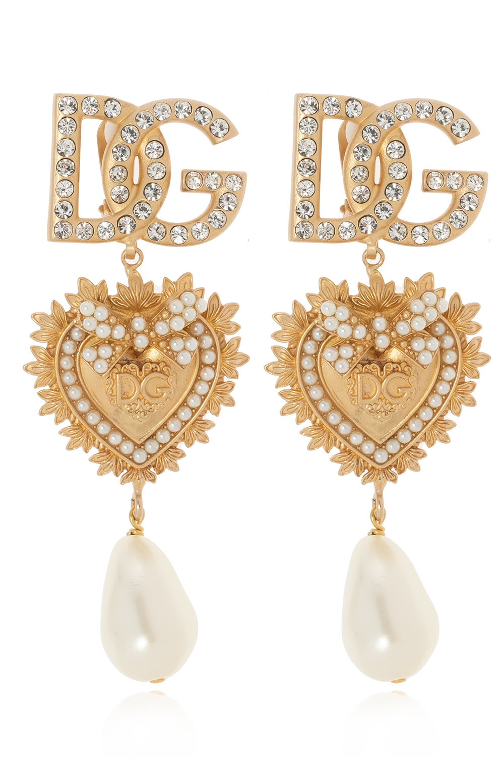 Dolce & Gabbana ‘90s’ drop clip-on earrings