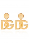 Dolce & Gabbana Logo-shaped clip-on earrings