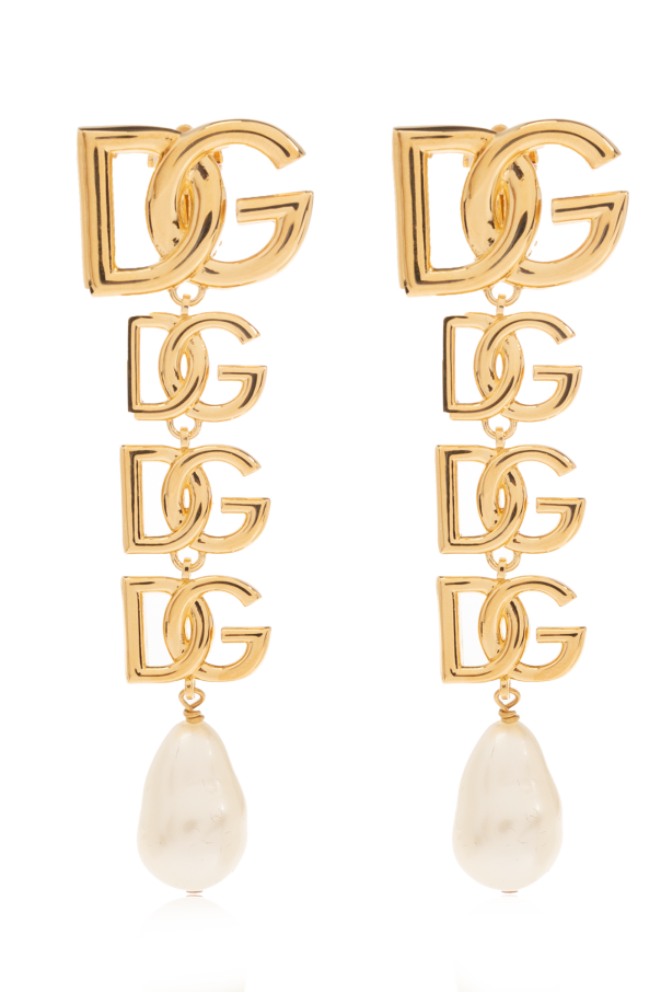 Dolce Midi & Gabbana Drop clip-on earrings