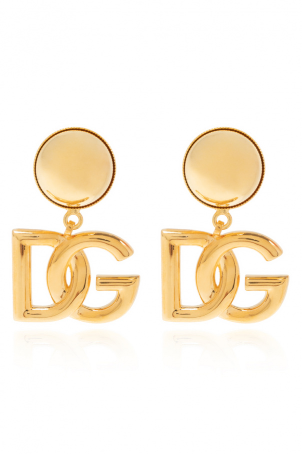 Clip-on earrings with logo od Dolce & Gabbana